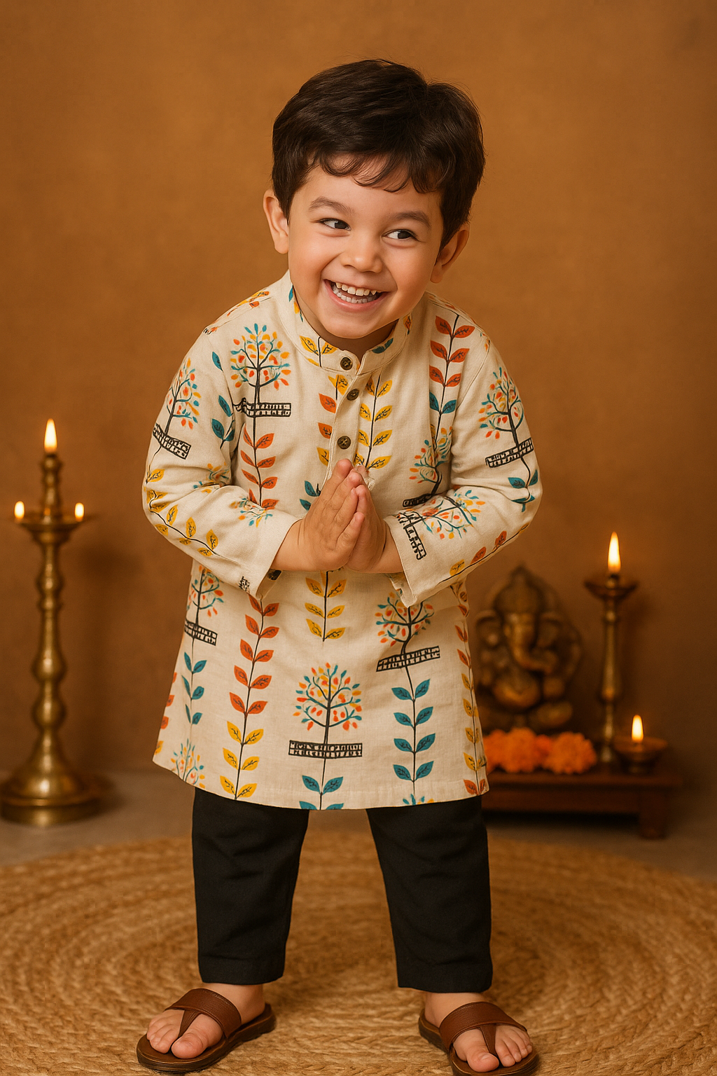 Ethnic Charm Printed Kurta Set