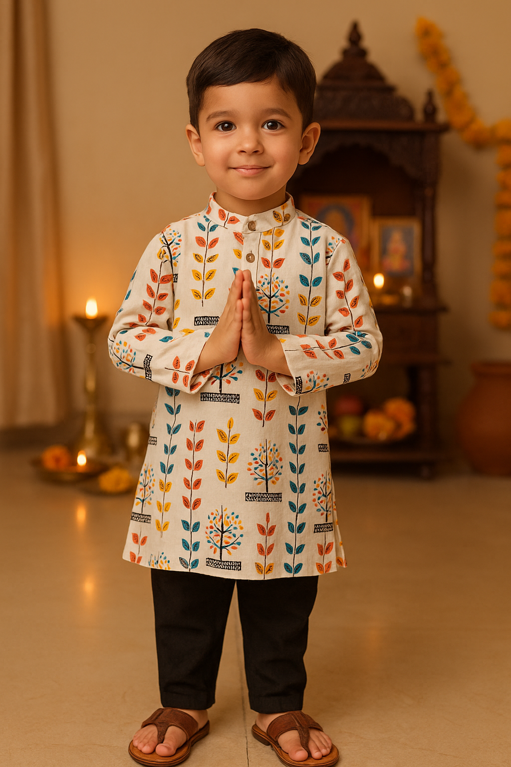 Ethnic Charm Printed Kurta Set