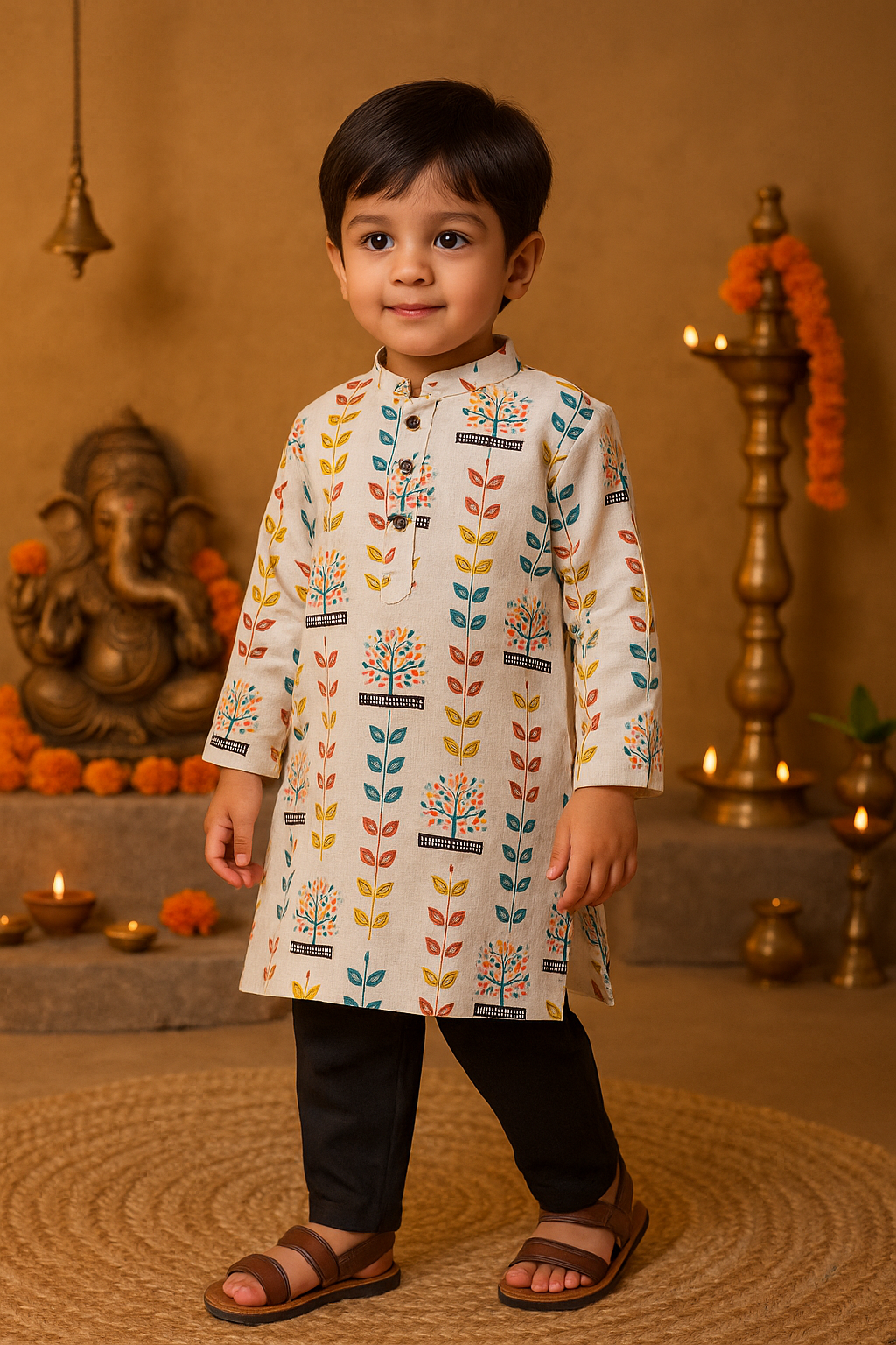 Ethnic Charm Printed Kurta Set