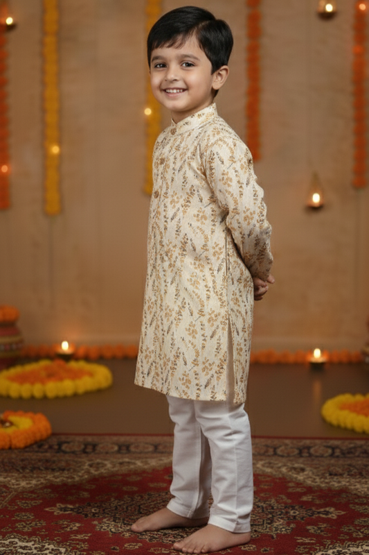 Sunshine Bloom Kurta Pajama Set