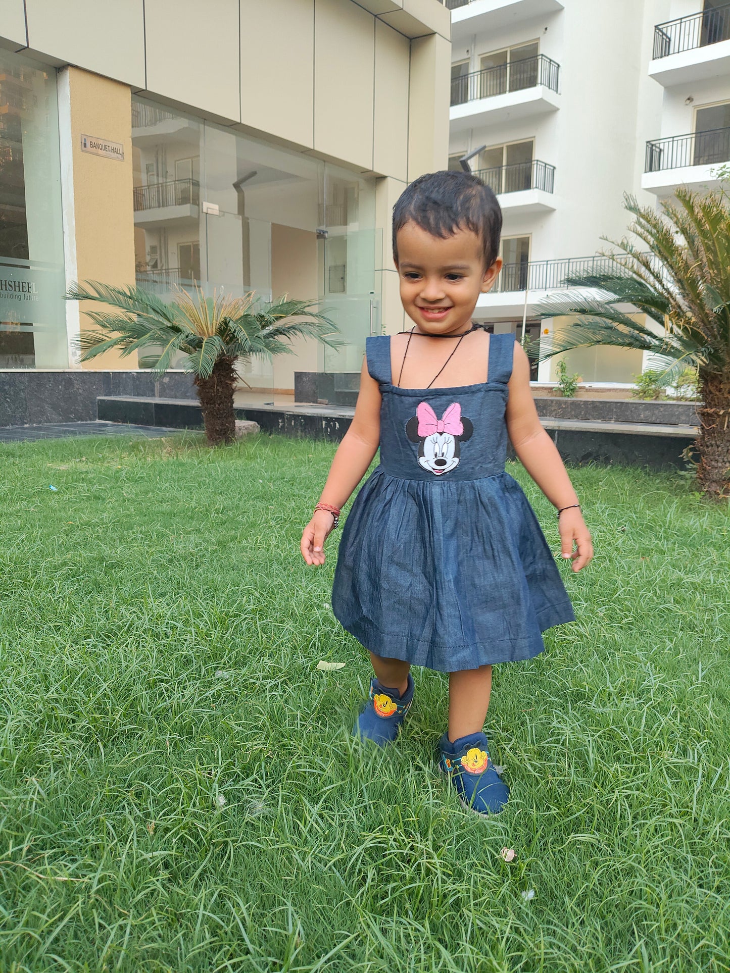 Minnie Magic Cotton Denim Dress