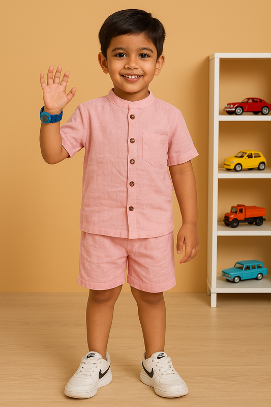 Pastel Prince 100% Cotton Short Set