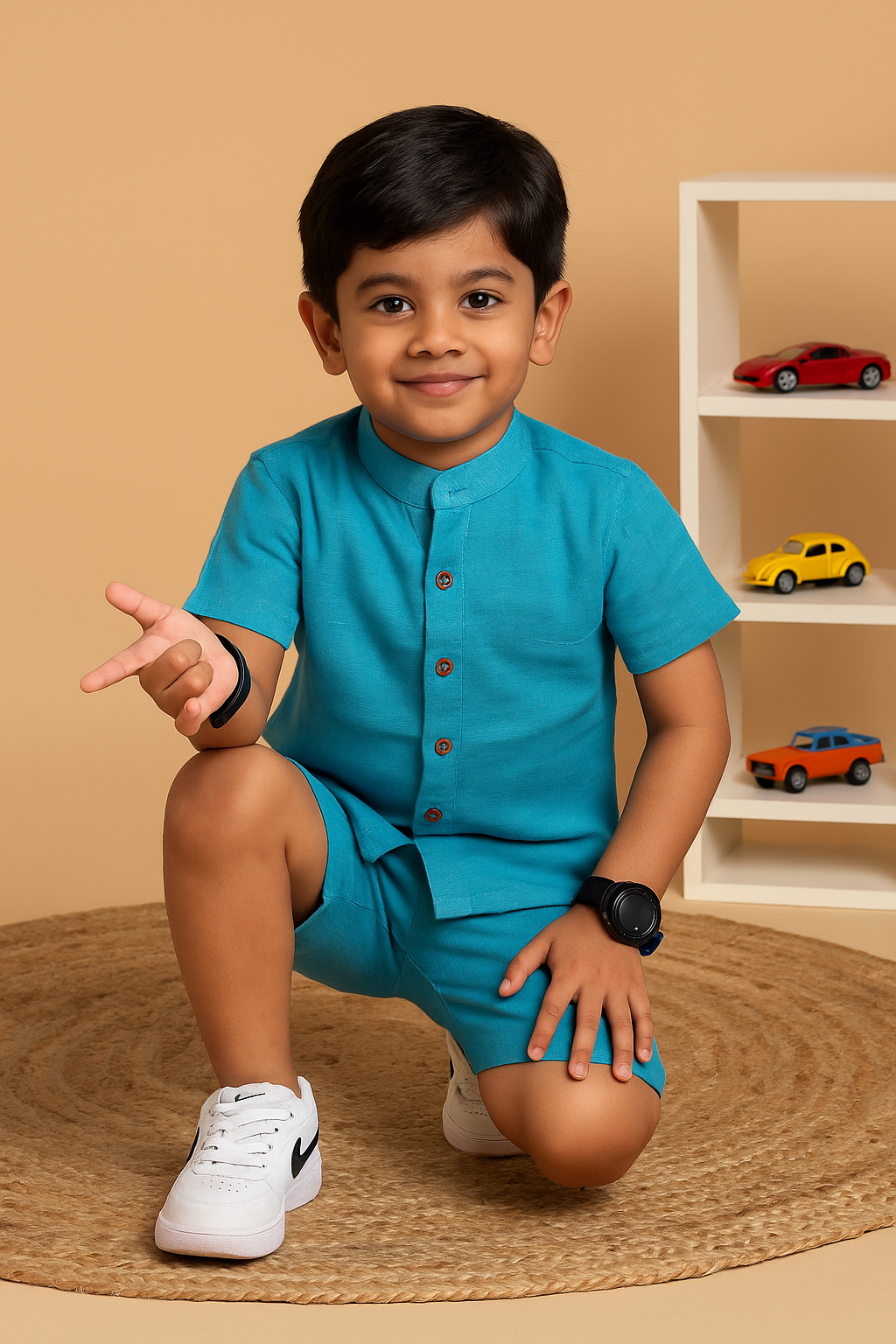 Aqua Star 100% Cotton Short Set