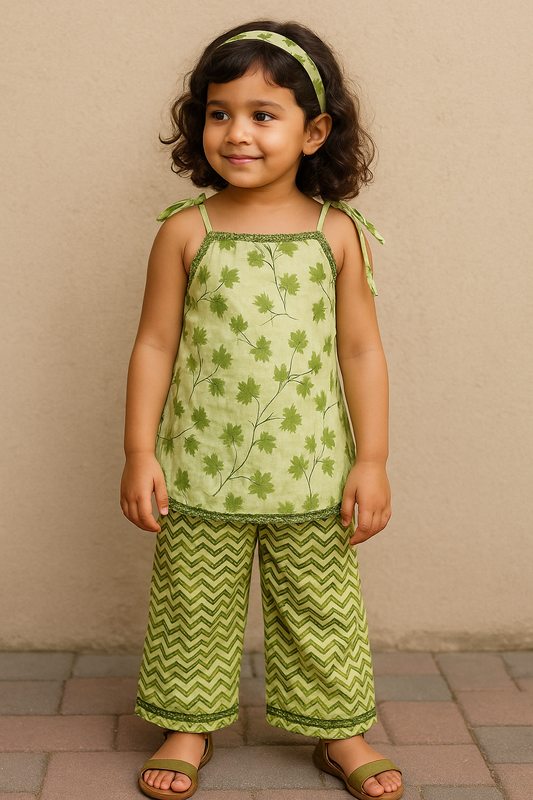 Neem Leaf Ethnic Co-ord Set