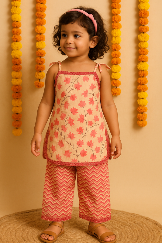 Blush Bloosom Cotton Co-ord Set