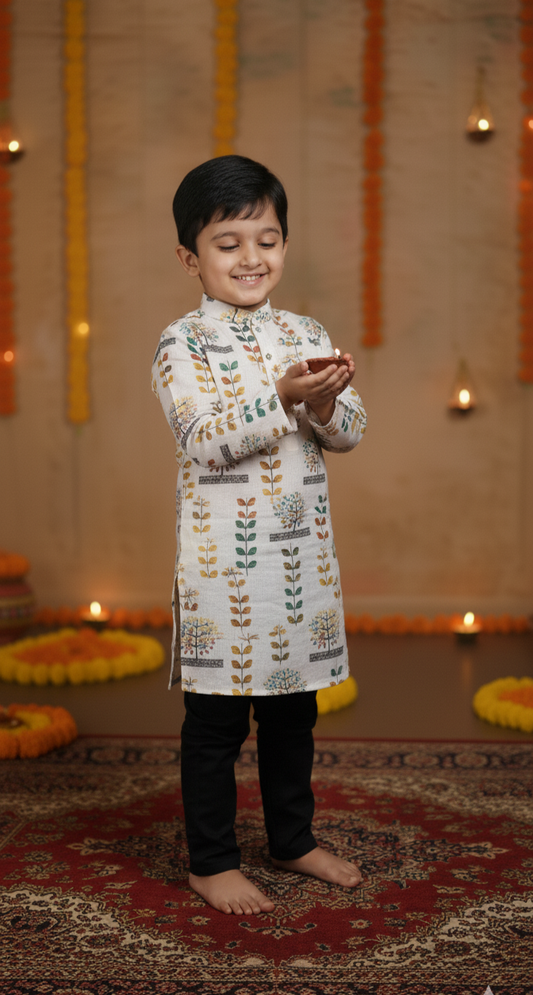 Ethnic Charm Printed Kurta Set