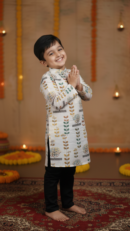 Ethnic Charm Printed Kurta Set