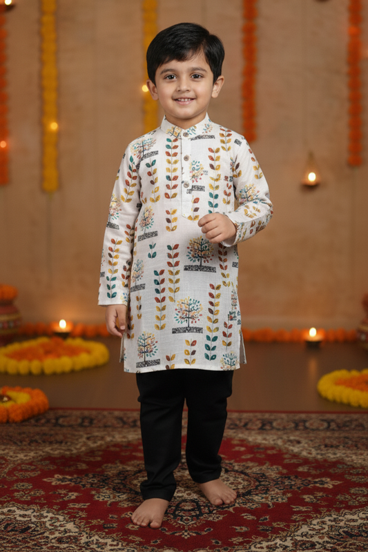 Ethnic Charm Printed Kurta Set