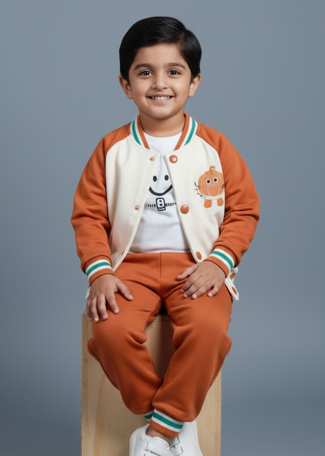 Unisex Pumpkin 3-Piece Set