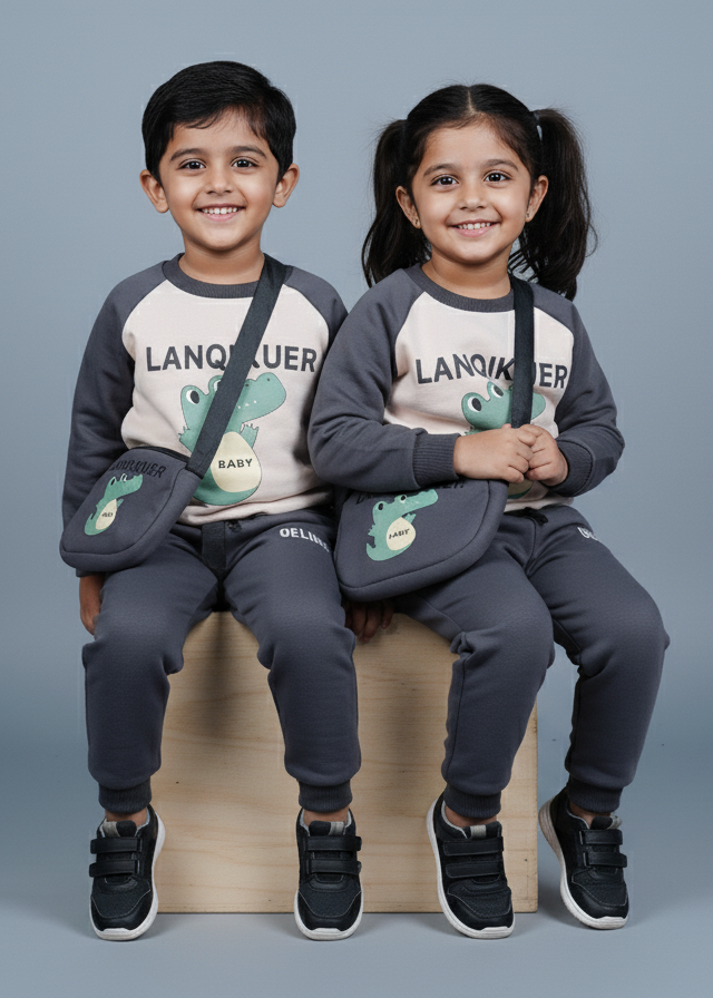 Unisex Croc Sweatshirt & Jogger Set