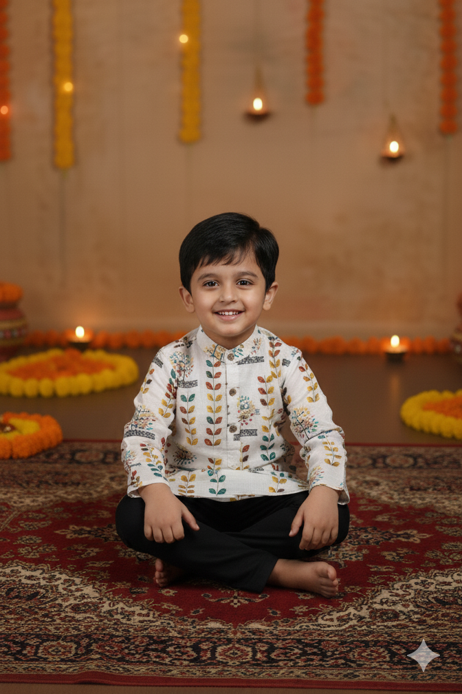 Ethnic Charm Printed Kurta Set