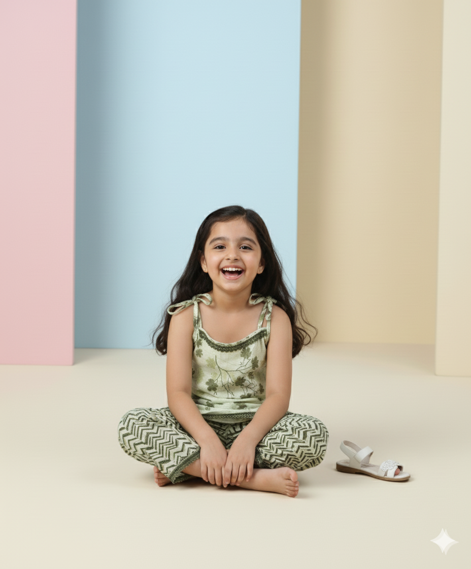 Neem Leaf Ethnic Co-ord Set