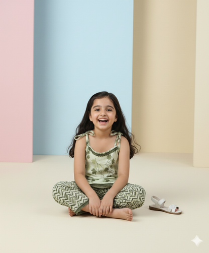 Neem Leaf Ethnic Co-ord Set