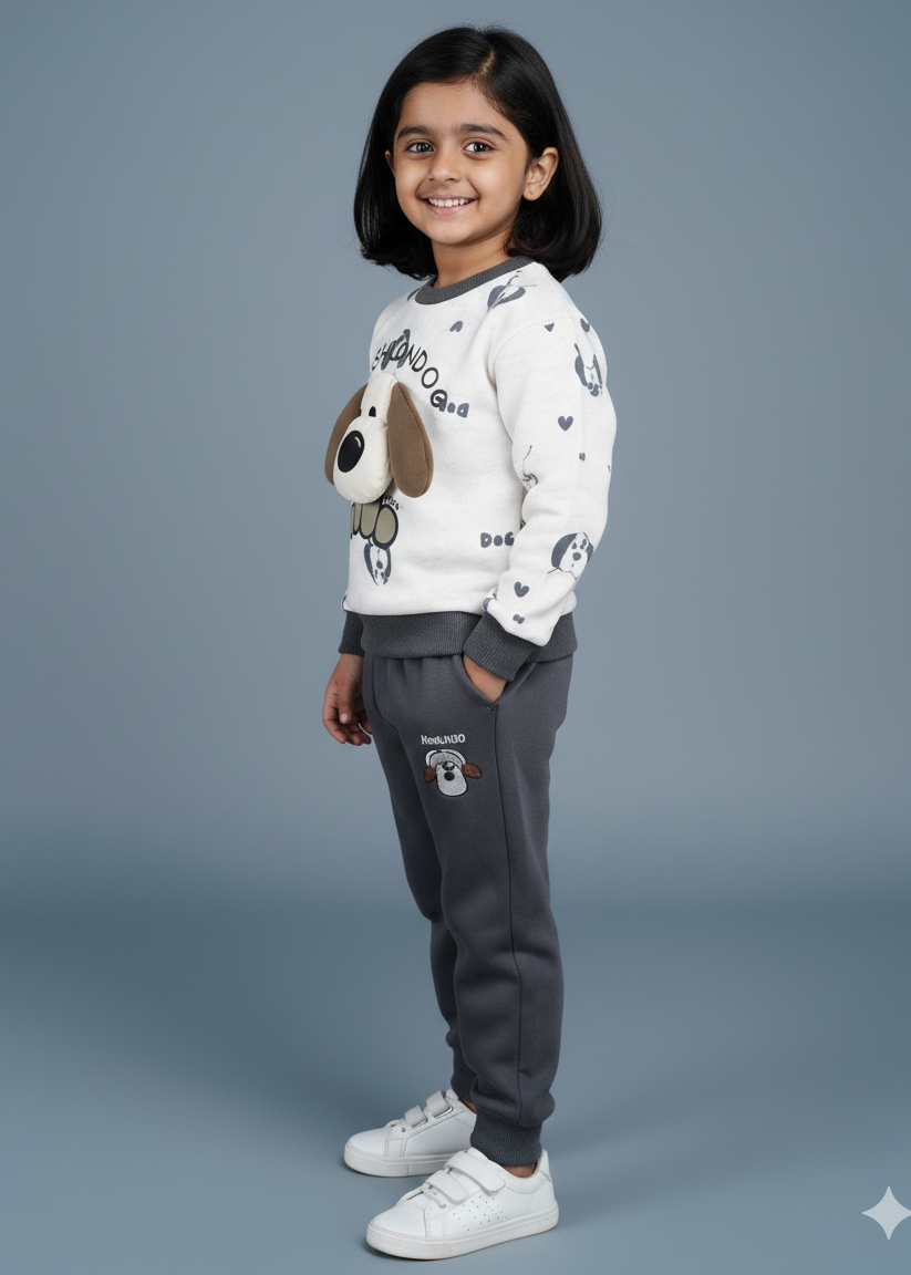 Unisex Grey Sweatshirt & Jogger Set