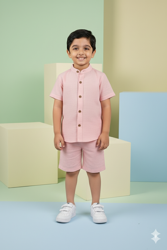 Pastel Prince 100% Cotton Short Set