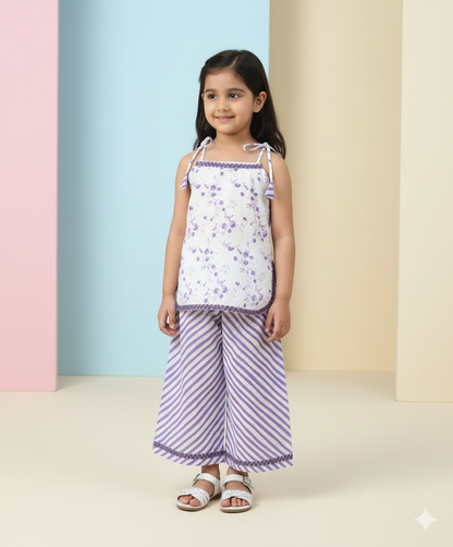 Lavender Blossom Cotton Co-ord Set