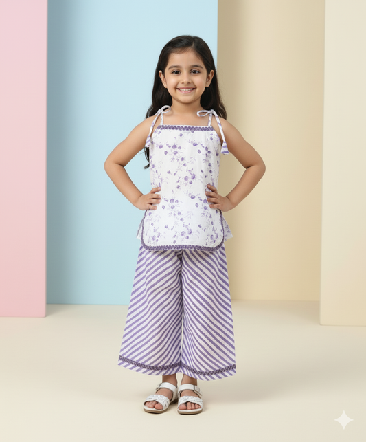 Lavender Blossom Cotton Co-ord Set