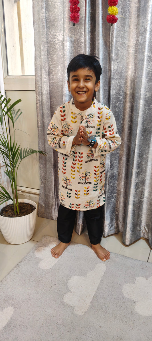 Ethnic Charm Printed Kurta Set