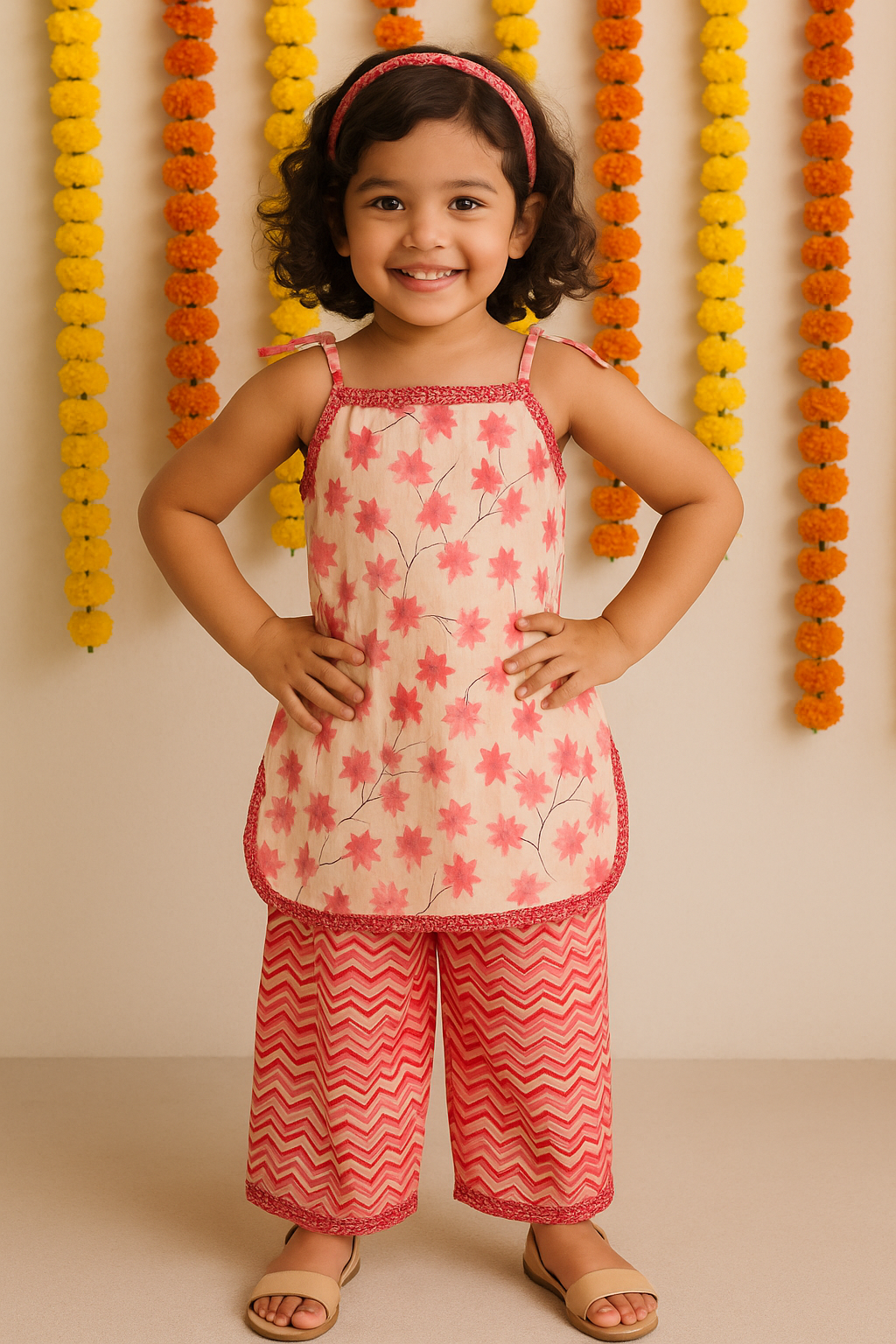Blush Bloosom Cotton Co-ord Set